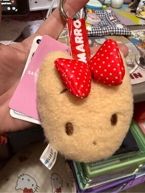 Marroncream plush mascot